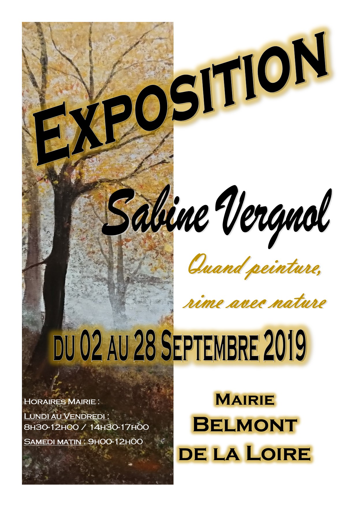 Affiche expo belmont